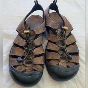 KEEN Newport Leather Hiking Sandals Men Size 11